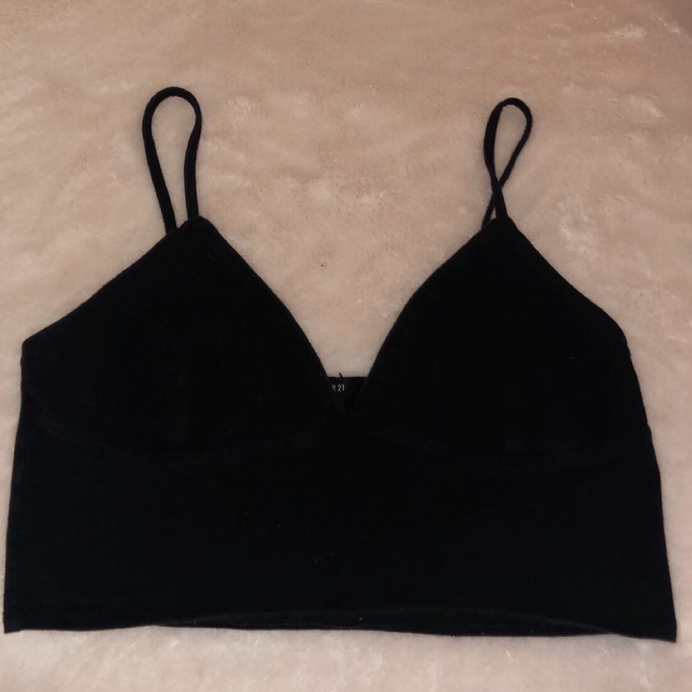 Forever 21 Deep-V Crop-Top
